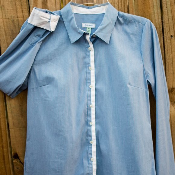 Blue and White Pinstripe - Picture 1 of 4